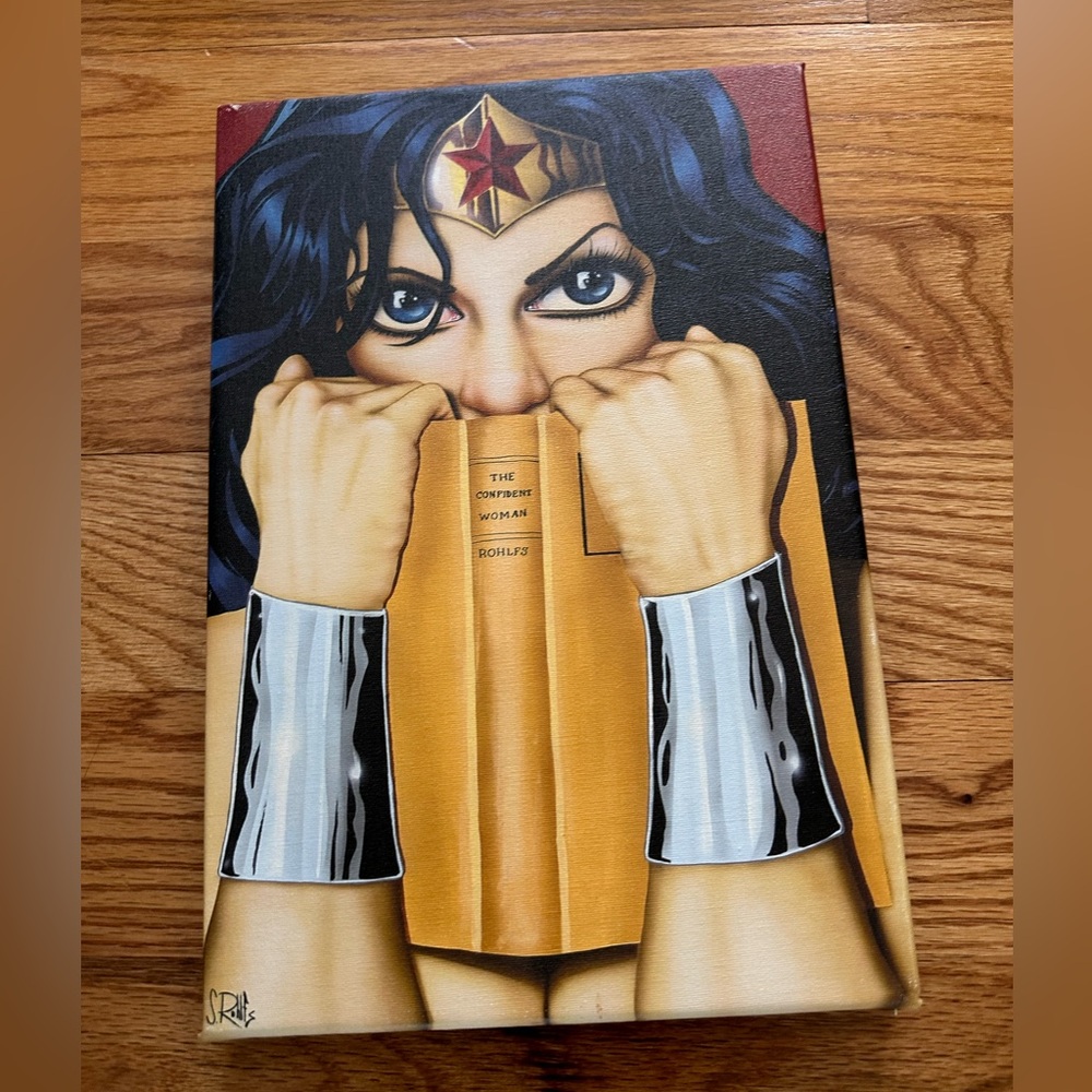 8X12 Canvas Art Wonder Woman
